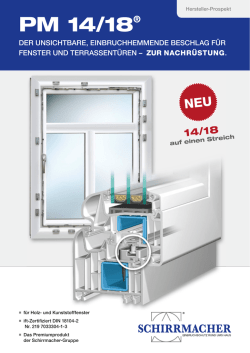 PM 14/18 - Schirrmacher Sicherheitstechnik GmbH