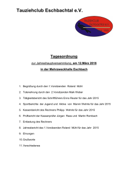 Tagesordnung/PDF - Tauziehclub Eschbachtal