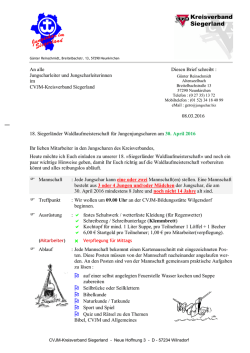 Diesen Brief schreibt :