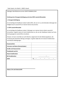 SEPA-Lastschriftmandat als PDF