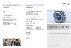 Call for Papers bis 11.01.2016