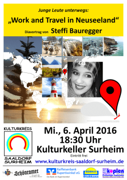 Junge Leute unterwegs - Kulturkreis Saaldorf