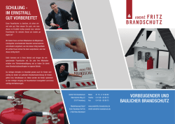 downloaden - Andr&eacute; Fritz Brandschutz