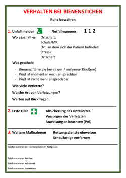 Notfallzettel