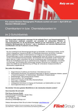 Chemikanten/-in bzw. Chemielaboranten/-in im 2