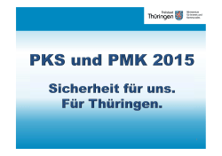 Präsentation PKS PMK 2015