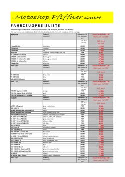 laden sie unsere aktuelle preisliste runter - Motoshop
