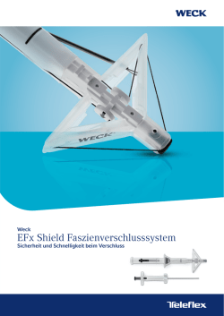 EFx Shield Faszienverschlusssystem