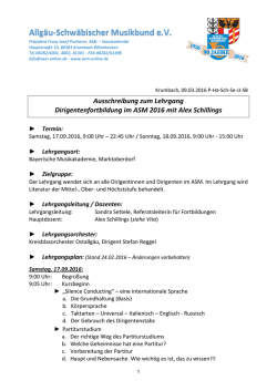 I. Pr&auml;sidium / Vorstand ASM
