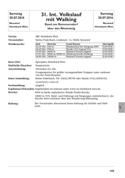 Volkslauf Rund um Rommersdorf 2016 - SRC Heimbach