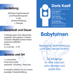 Babyturnen - Kastl Therapie