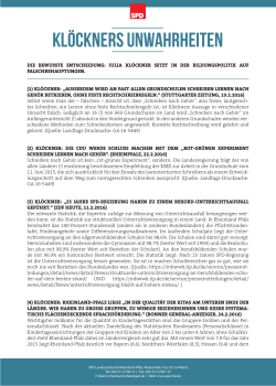 Die Zitatesammlung belegt das. Hier - SPD Rheinland