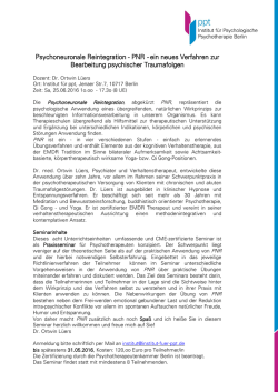 Psychoneuronale Reintegration - PNR