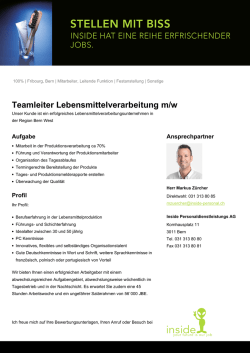 Inserat als PDF - Inside Personal