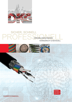 Systemkabel - DANNEWITZ GmbH & Co