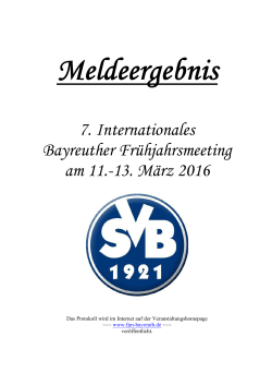 - Schwimmverein Bayreuth 1921 eV