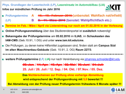 Infos - IAM