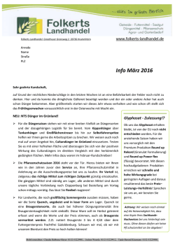Info M&auml;rz 2016 - Folkerts Landhandel