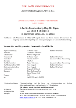 Ausschreibung