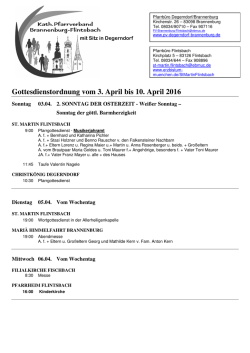 Gottesdienstordnung v. 03.04.
