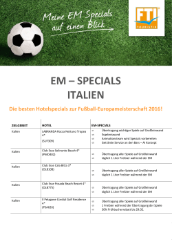 em – specials italien