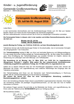 Informationen - Großkrotzenburg