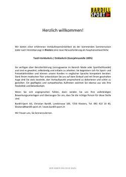 Herzlich willkommen!