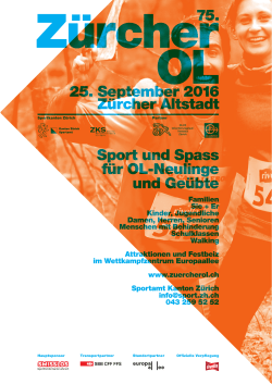 Sport und Spass für OL-Neulinge und Geübte 75. 25. September