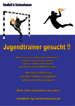 Jugendtrainer - TG Sachsenhausen 04 Handball