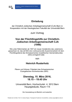 J&uuml;dischen Arbeitsgemeinschaft CJA (1946)