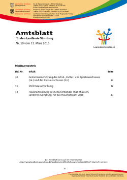 Amtsblatt - locally.de