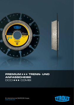premium trenn- und anfasscheibe dcci combi