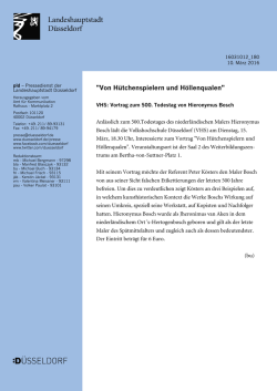 Von H&uuml;tchenspielern und H&ouml;llenqualen