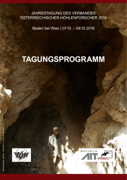 tagungsprogramm - VÖH Tagung 2016