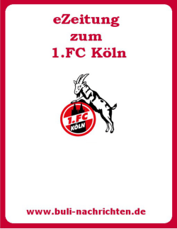 1.FC Köln - eZeitung von buli-nachrichten.de [Fr, 11 Mrz 2016]
