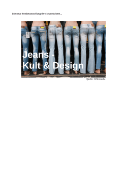 Jeans - Kult & Design - Schaustickerei Plauen