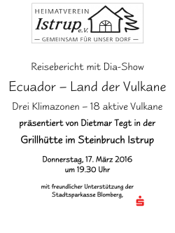 Ecuador &ndash; Land der Vulkane