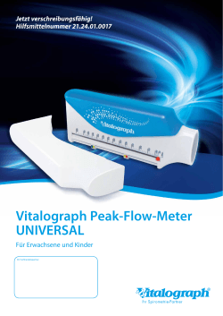 Hilfsmittelnummer 21.24.01.0017 Vitalograph Peak-Flow