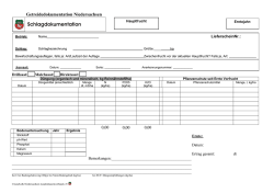 Schlagdokumentation Getreide Stand 11