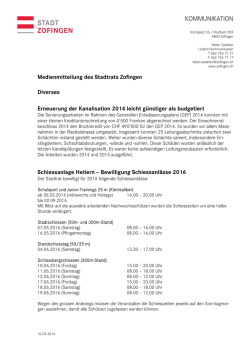 kommunikation - SP Zofingen