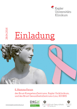 Einladung - Kepler Universit&auml;ts Klinikum