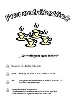 Grundlagen des Islam - Christuskirche Bad Neustadt
