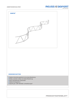 Produktdatenblatt Dista - Reuss