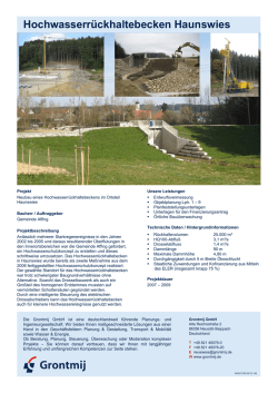 Hochwasserr&uuml;ckhaltebecken Haunswies