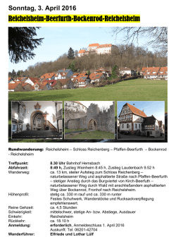Sonntag, 3. April 2016