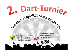 2. Dartturnier