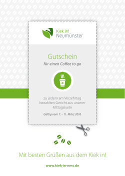 Gutschein Kiek in!