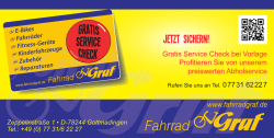 Gratis Service Check bei Vorlage Profitieren Sie von unserem