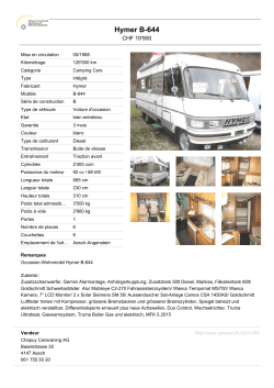 Hymer B-644 - caravan24.ch