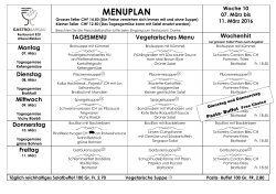 menuplan - GastroAargau